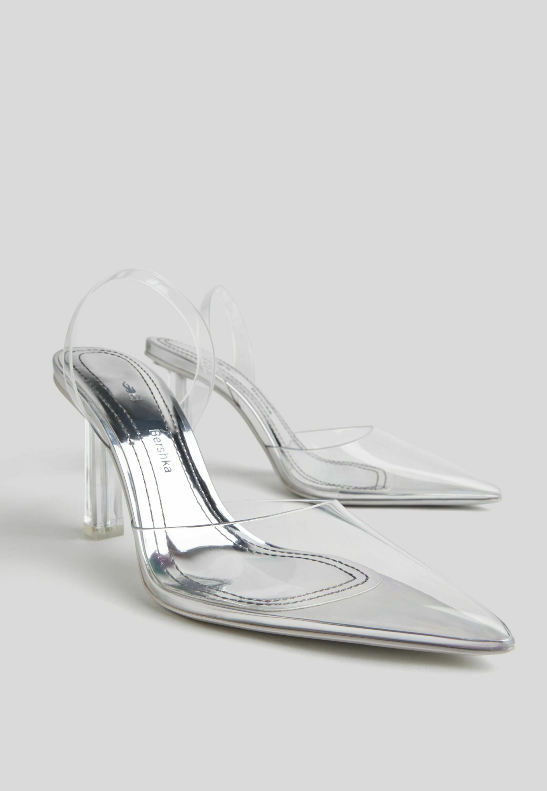 Bershka Klassieke pumps - transparent/transparant - Zalando.nl