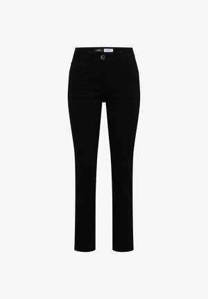 Cecil, MID WAIST STRAIGHT LEG JEANS IM CASUAL FIT - Jean droit - black