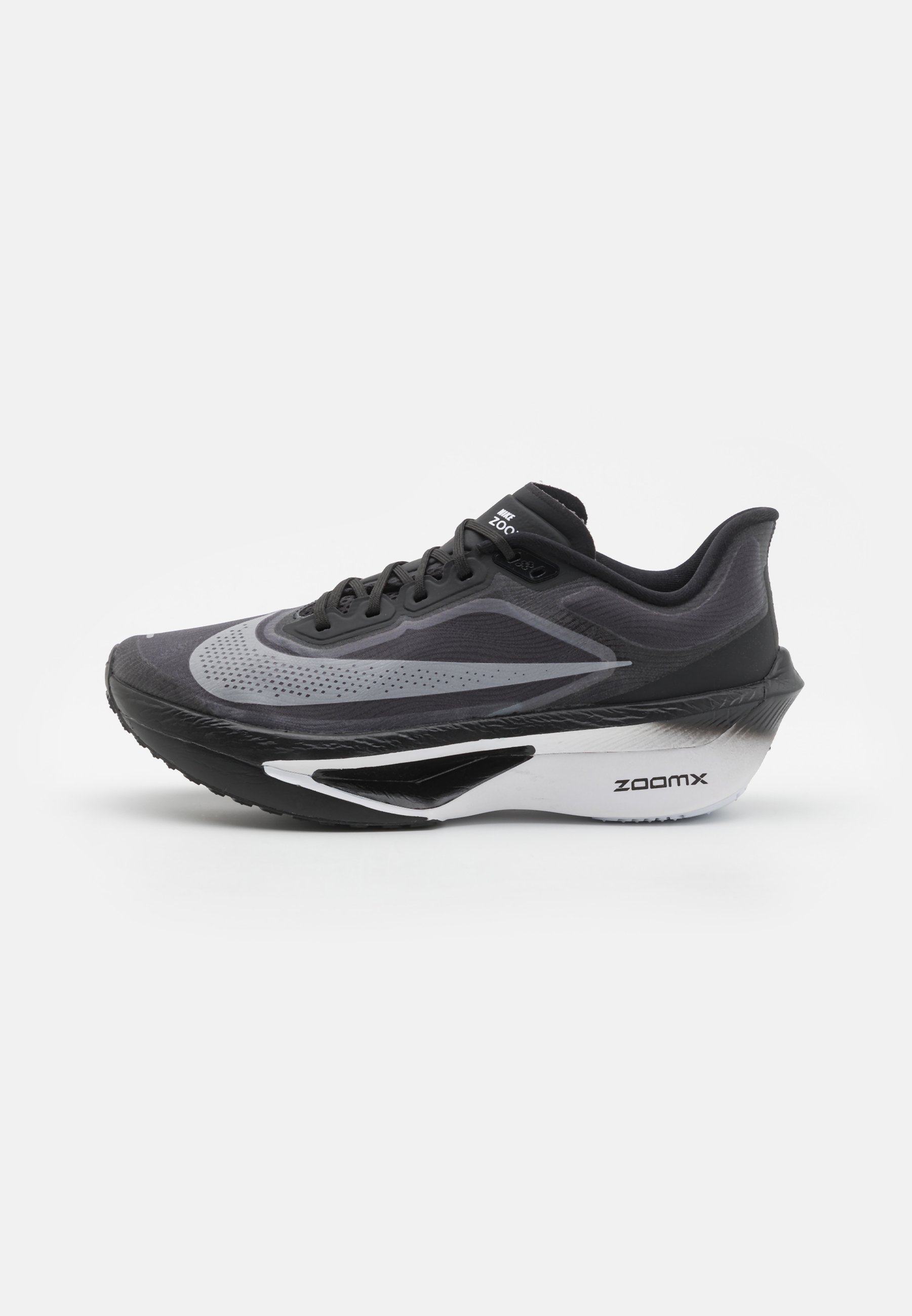 Nike Performance ZOOM FLY - Road running shoes - black/white/light 