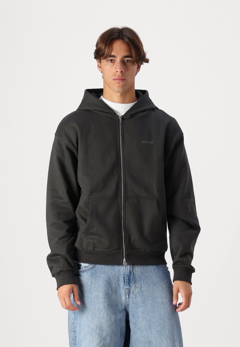 Bareen BOBA OVERSIZED ZIP HOODIE - Φούτερ με φερμουάρ - pirate black