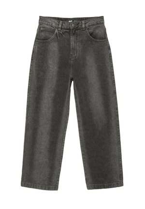 PULL&BEAR BAGGY LOOSE - Jeans Straight Leg - black