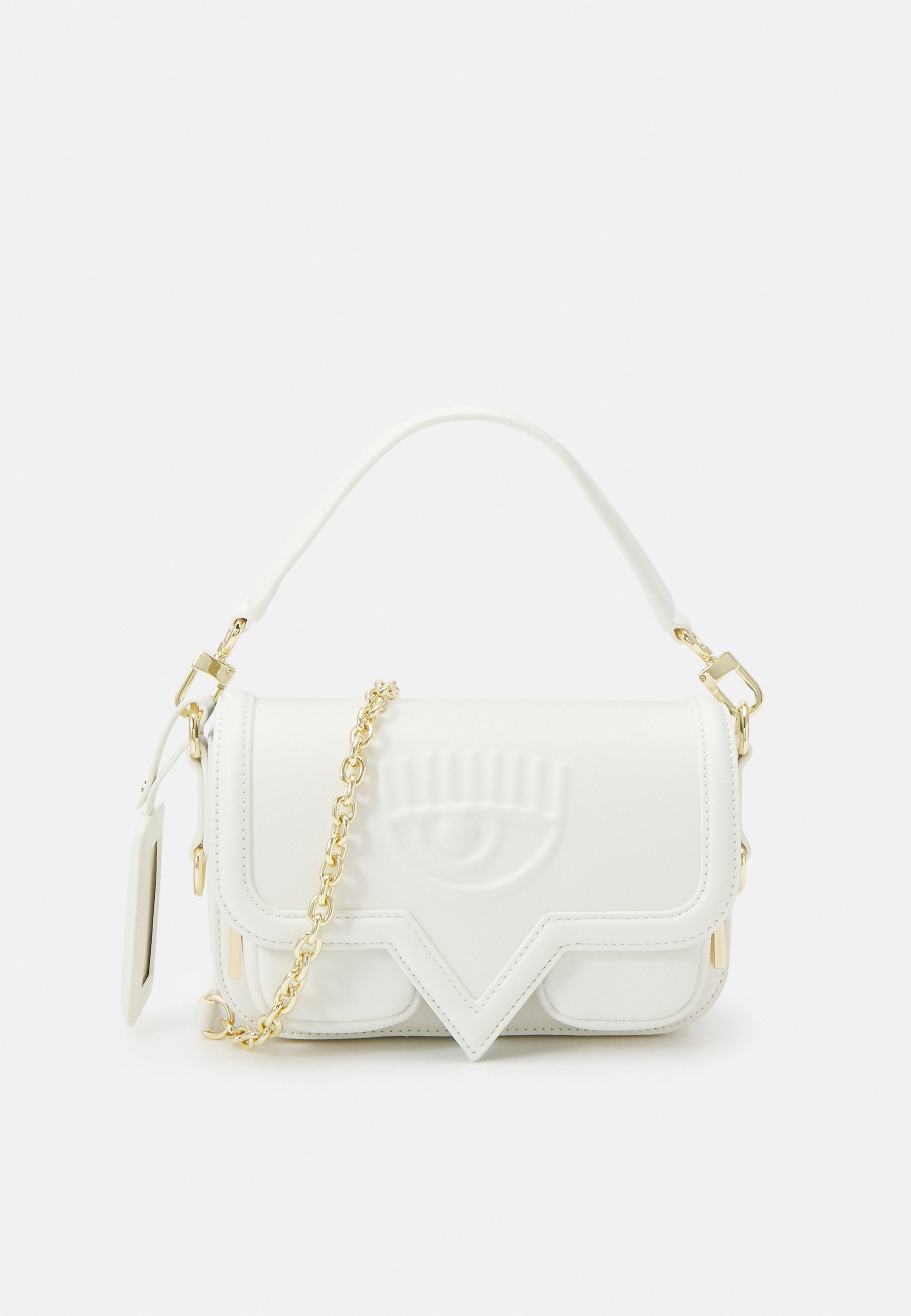Chiara Ferragni ホワイト ハンドバッグ Chiara Ferragni Range C Eyelike bag in white | 71SB4BC4ZS135003