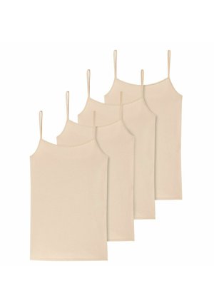 SPAGHETTI 4 PACK - Unterhemd/-shirt - beige