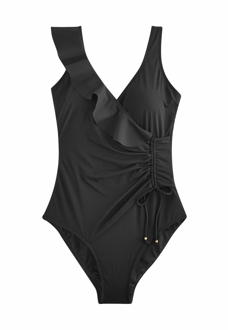 River Island Costume Da Bagno A Fascia Nero Con Fiocco