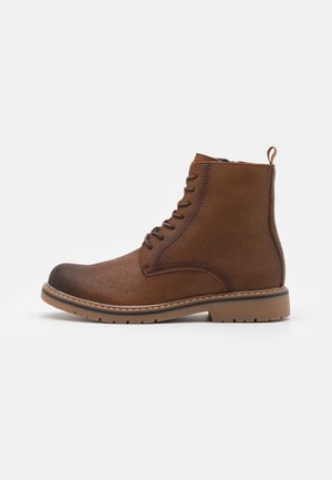 Gležnjače s vezicama - brown