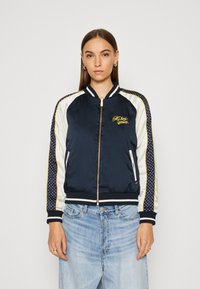 Scotch & Soda EMBROIDERED WITH CONTRAST DETAIL - Giubbotto Bomber - night