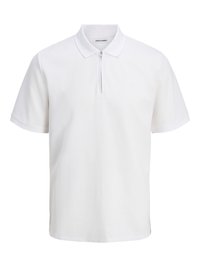 JJEAUSTIN ZIP SS NOOS - Polo - white