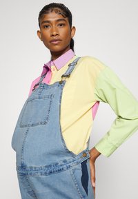 Forever Fit DUNGAREE - Jardineiras - authentic blue