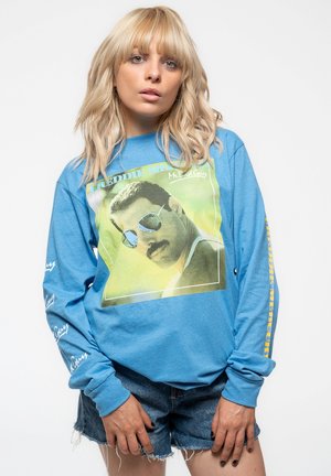 FREDDIE MERCURY MR BAD GUY LONG SLEEVE - Sweatshirt - blue
