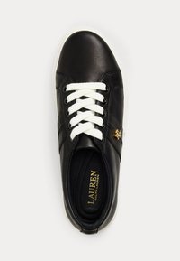 Lauren Ralph Lauren JANSON II BURNISHED LEATHER TRAINER - Tenisky - black