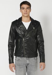 Koroshi SKIN EFFECT  - Mākslīgās ādas jaka -  black