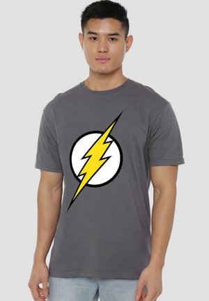 Cotton Soul, JLA FLASH LOGO - Print T-shirt - anthracite