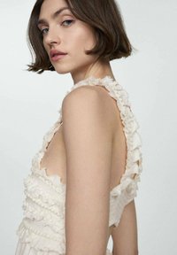 Mango Maxi šaty - off-white