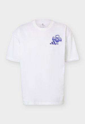 adidas Performance, FUN TRAINING GRAPHIC - Αθλητικό μπλουζάκι - white