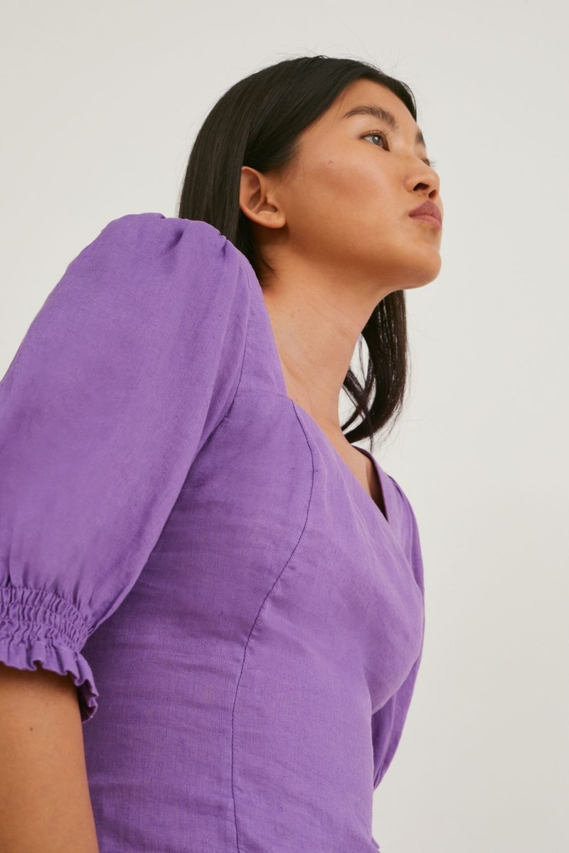 Damen Hemdblusen | C&A Premium Bluse violet/flieder - TK89197 Damen Hemdblusen | C&A Premium Bluse violet/flieder - TK89197