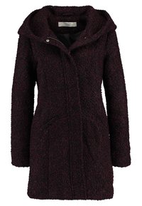 JDY Klassisk frakke - dark red