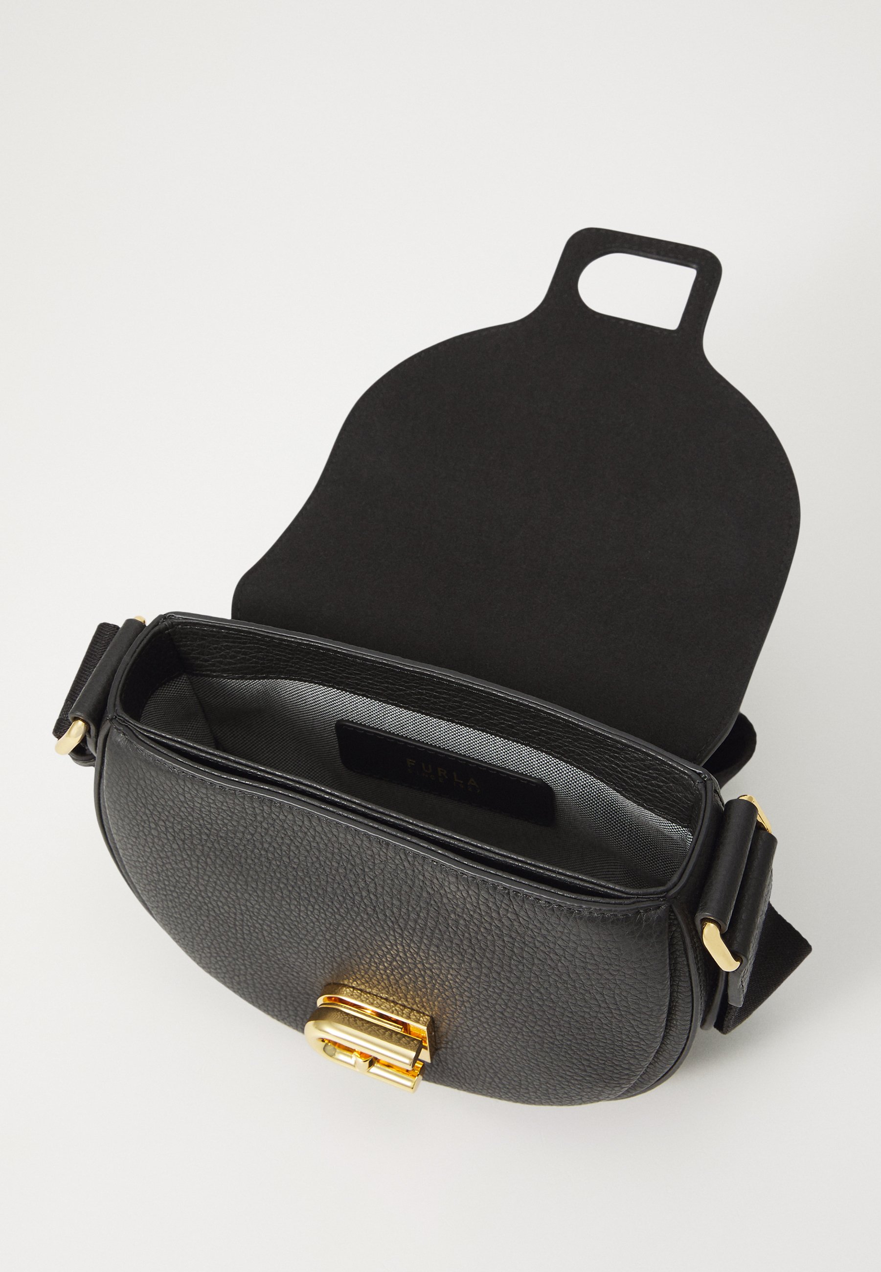 Furla LOTUS MINI CROSSBODY - Cross body bag - toni nero