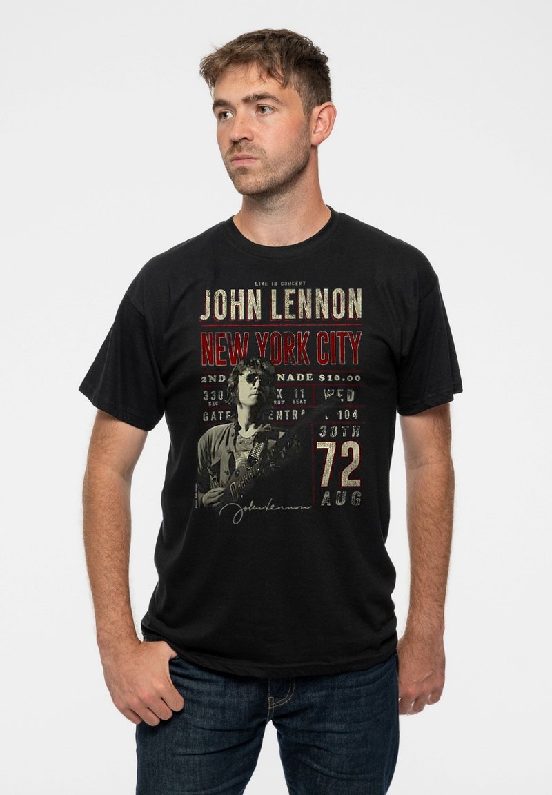 Paradiso Clothing JOHN LENNON NYC 72 UNISEX - Print T-shirt - black