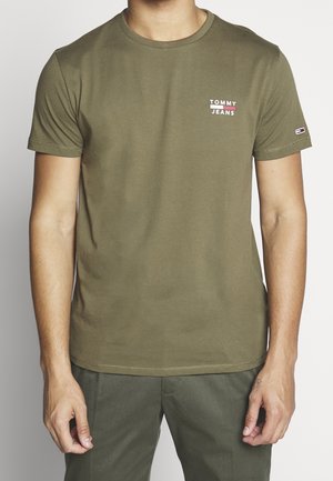 Triko s potiskem - olive