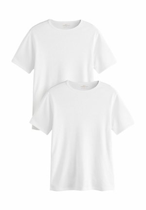 REGULAR FIT - THERMOGEN SHORT SLEEVE 2 PACK - Unterhemd/-shirt - white