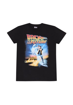 BACK TO THE FUTURE POSTER - T-shirt imprimé - black