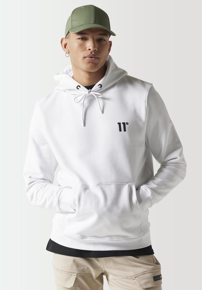 11 DEGREES STREETWEAR - Jersey con capucha - white