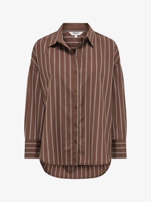 ONLY, ONLOREGON ALVA LS REG SHIRT NOOS WVN - Hemdbluse - potting soil