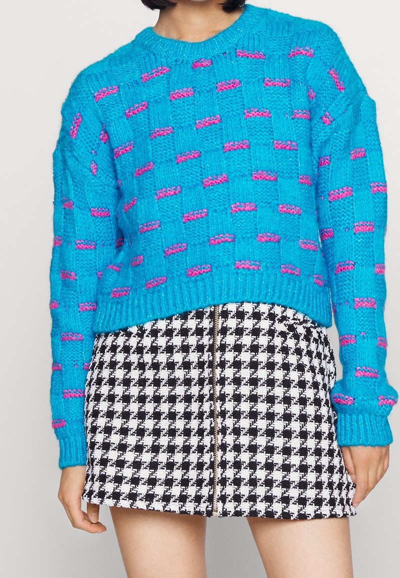 ONLY Petite Stickad tröja - turquoise