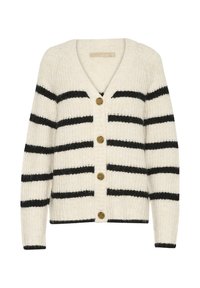 Cardigan - whitecap black stripes