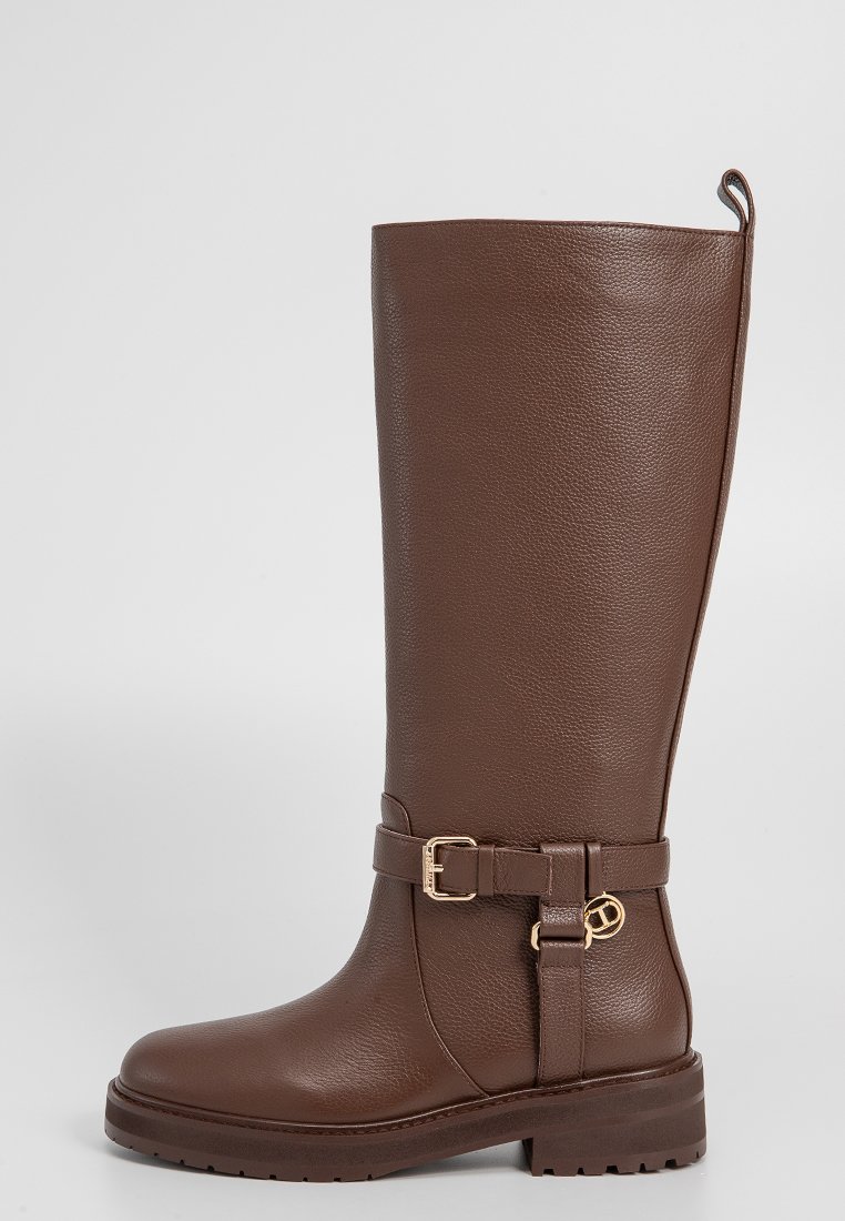 TWINSET Cowboy-/Bikerlaarzen donkerbruin TWINSET Cowboy-/Bikerlaarzen donkerbruin