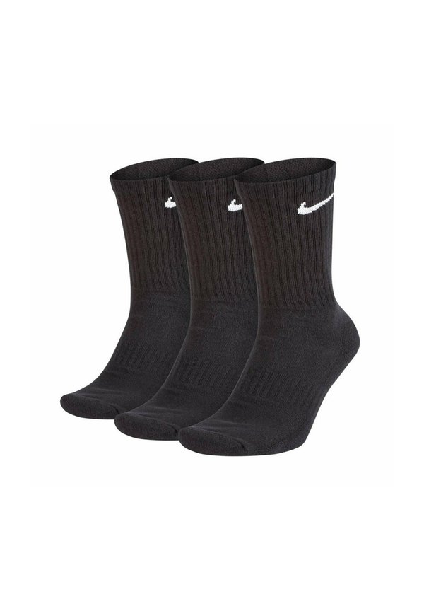 UNISEX 6ER PACK CUSHIONED CREW EINFARBIG - Socks - schwarz weiß2