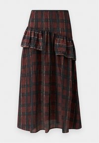 SABELA - A-linjainen hame - dark red