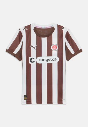 Puma FC ST PAULI HOME UNISEX - Klupska odjeća - espresso brown/white