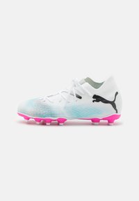 Puma - FUTURE 7 MATCH FG/AG JR UNISEX - Fußballschuh Nocken - white/black/poison pink Thumbnail-Bild 1