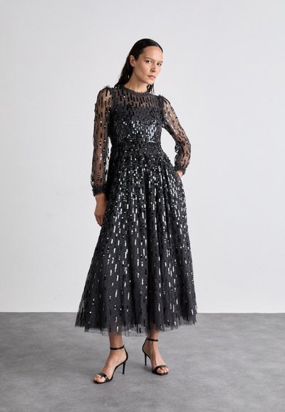 Needle & Thread SEQUIN DASH LONG SLEEVE GOWN - Festklänning - graphite