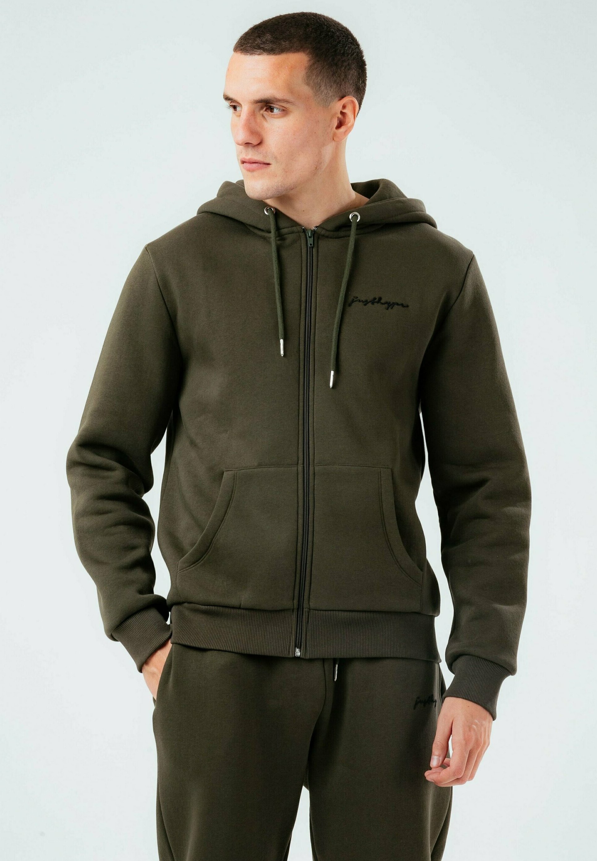 Hype Sudadera con cremallera - brown/marrón - Zalando.es