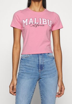 T-shirt con stampa - pink