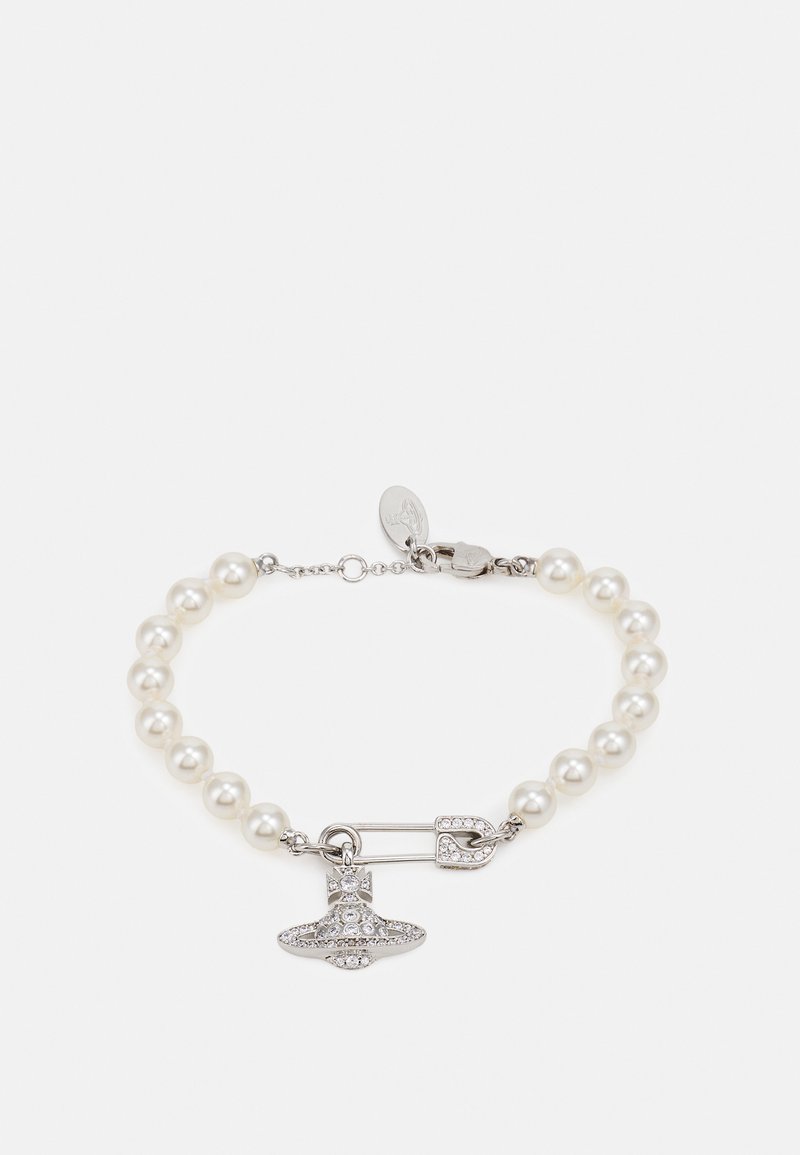 Vivienne Westwood LUCRECE BRACELET - Armbånd - silver-coloured/white
