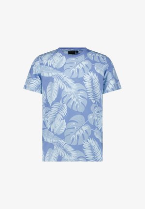 Cars Jeans, T-SHIRT EZRA - T-shirt print - grey blue