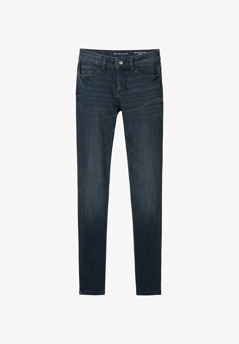Sexy skinny donkere jeans met camouflage & ritssluitingen jeansblauw - Skinny jeans Sexy skinny donkere jeans met camouflage & ritssluitingen jeansblauw - Skinny jeans