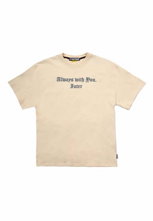 PROTECTION - T-shirt con stampa - cream