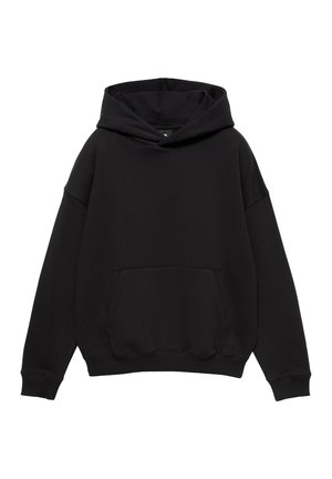 PULL&BEAR, BOXY FIT - HOODIE - Sweat à capuche - black
