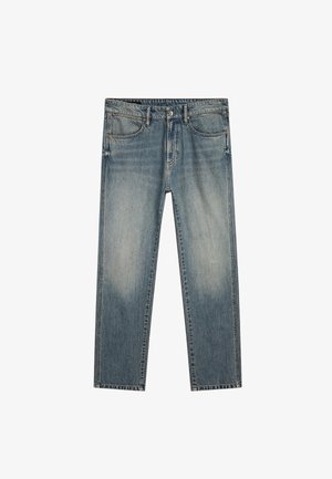 Massimo Dutti TAPERED FIT - Jeans Tapered Fit - mottled blue
