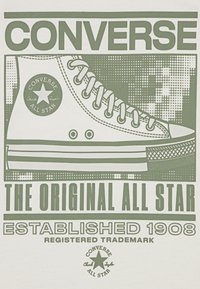 Converse STATIC BACKGROUND - Trükipildiga T-särk - egret