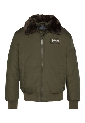WITH REMOVABLE COLLAR - Vinterjakker - kaki