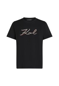 SIGNATURE SEQUINS  - Majica kratkih rukava s printom - black