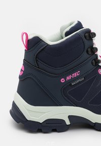 HI-TEC RAVEN MID WP - Hikingschuh - navy/light mint/light fuschia