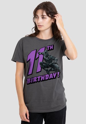 BLACK PANTHER BIRTHDAY - Print T-shirt - anthracite