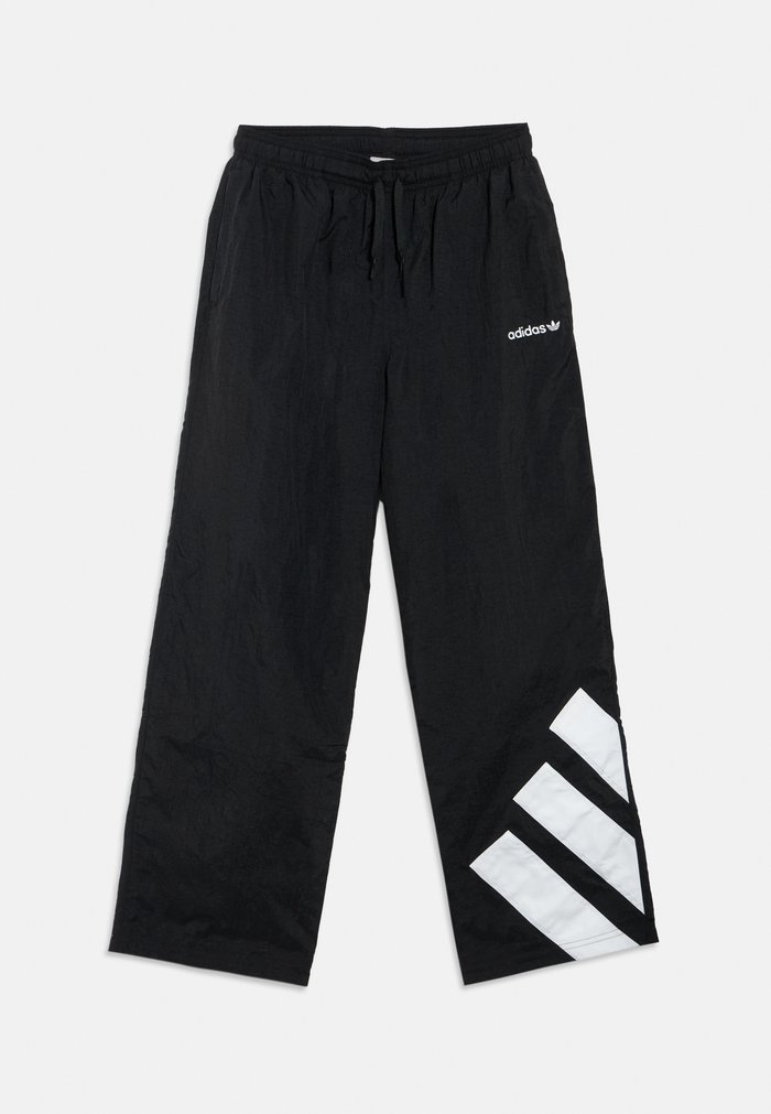 adidas OVERSIZED BLOCKED TRACK UNISEX - Tracksuit bottoms - black