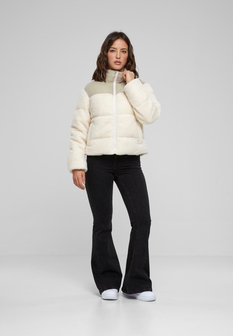 Urban Classics Winterjas zandkleur